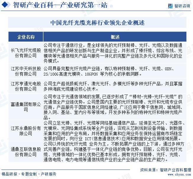 雷竞技RAYBET·(中国)官方网站中国光纤光缆光棒行业发展历程、市场概况及未来(图7)