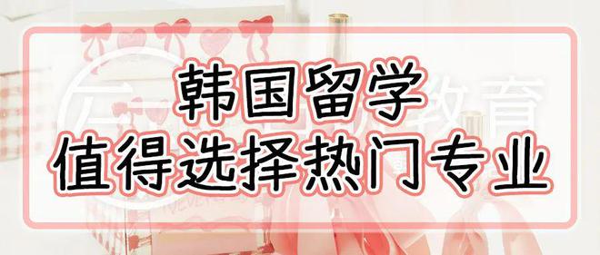 雷竞技RAYBET韩国留学丨推荐值得选择的热门专业(图3)